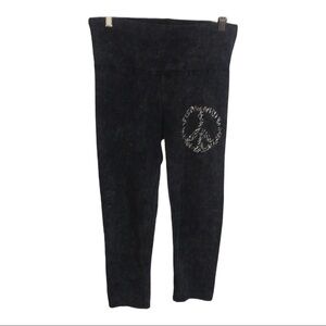 Paris Angel Cropped High Waisted legging size large